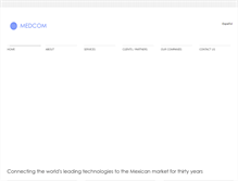 Tablet Screenshot of medcom.net.mx