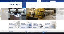 Desktop Screenshot of medcom.sk