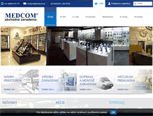 Tablet Screenshot of medcom.sk