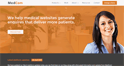 Desktop Screenshot of medcom.co.uk