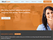 Tablet Screenshot of medcom.co.uk