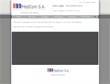 Tablet Screenshot of medcom.com.ar
